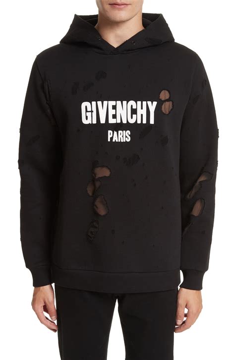 givenchy sweater mens cheap|givenchy distressed hoodie.